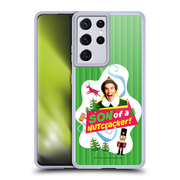 Elf Movie Graphics 1 Nutcracker Soft Gel Case for Samsung Galaxy S21 Ultra 5G
