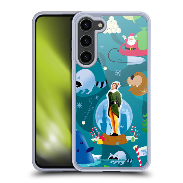 Elf Movie Graphics 1 Animals Pattern Soft Gel Case for Samsung Galaxy S23+ 5G