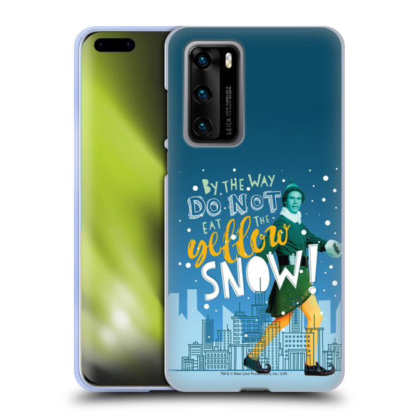 Elf Movie Graphics 2 Yellow Snow Soft Gel Case for Huawei P40 5G