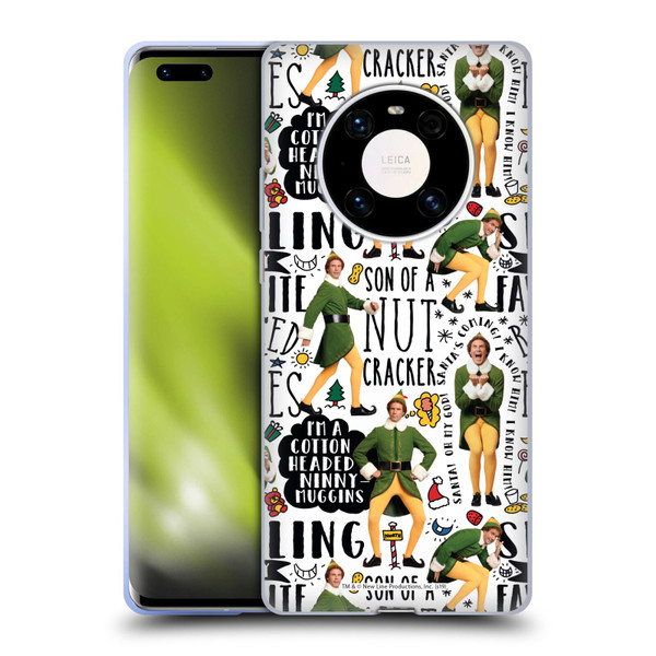 Elf Movie Graphics 2 Buddy Pattern Soft Gel Case for Huawei Mate 40 Pro 5G
