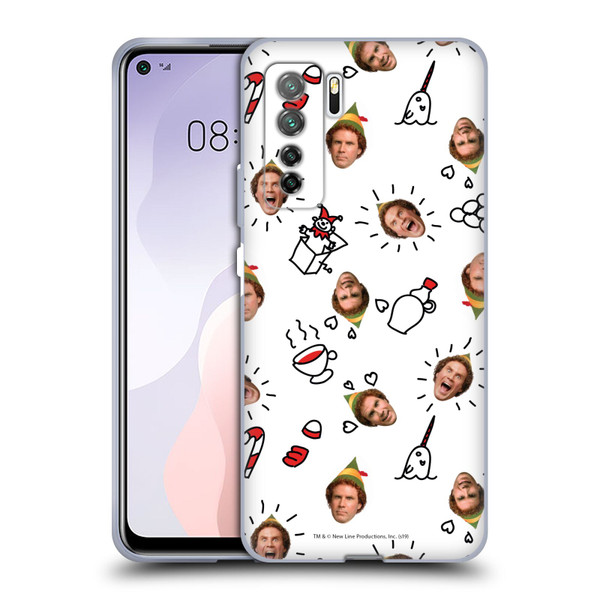 Elf Movie Graphics 2 Buddy Face Pattern Soft Gel Case for Huawei Nova 7 SE/P40 Lite 5G