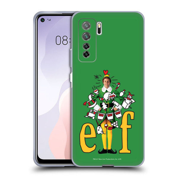 Elf Movie Graphics 2 Doodles Soft Gel Case for Huawei Nova 7 SE/P40 Lite 5G