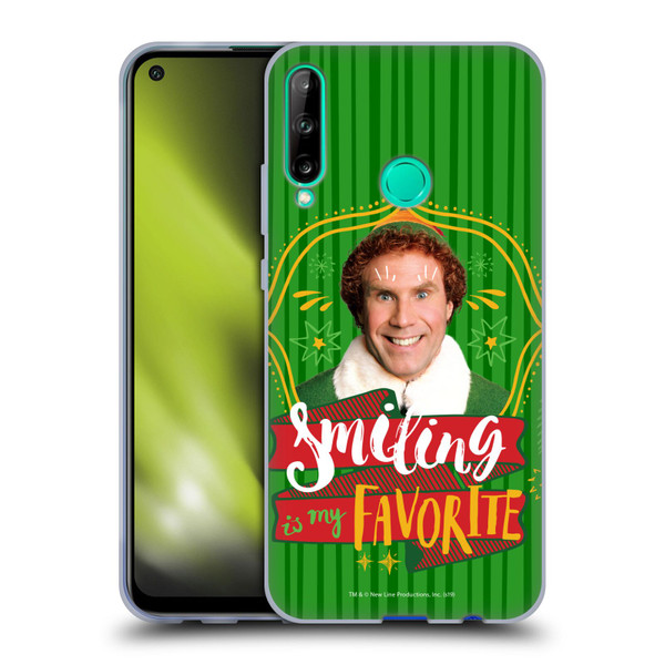 Elf Movie Graphics 2 Smiling Is My favorite Soft Gel Case for Huawei P40 lite E