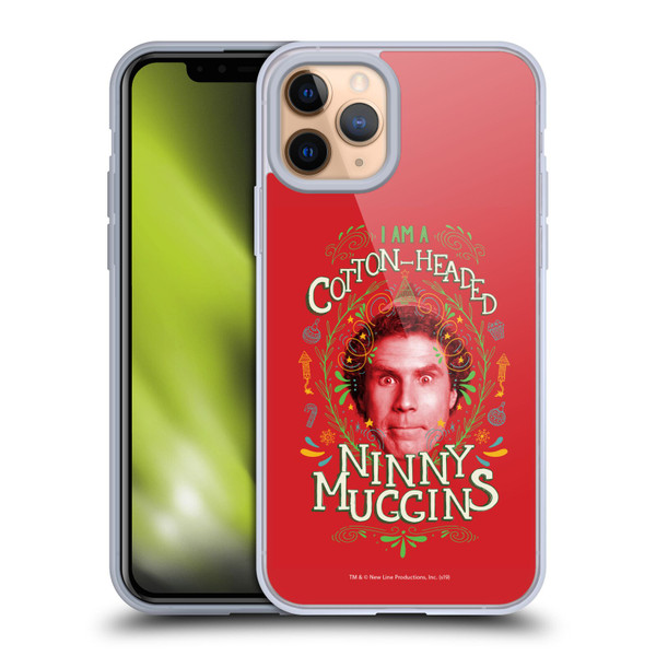 Elf Movie Graphics 2 Ninny Muggins Soft Gel Case for Apple iPhone 11 Pro