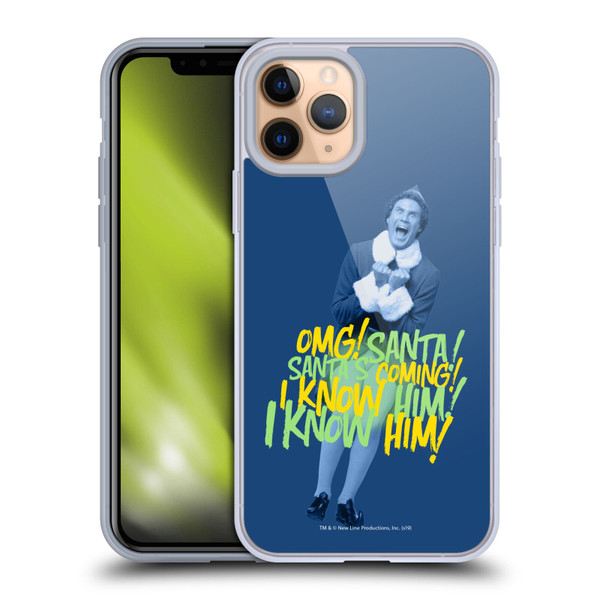 Elf Movie Graphics 2 Santa I Know Him Soft Gel Case for Apple iPhone 11 Pro