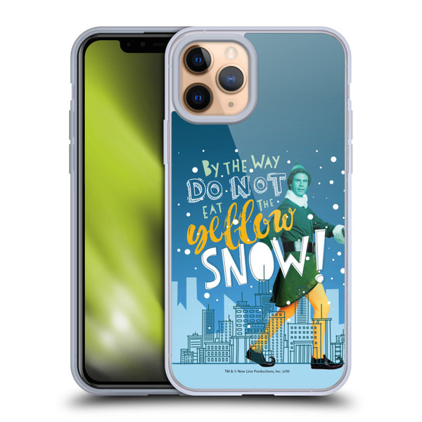 Elf Movie Graphics 2 Yellow Snow Soft Gel Case for Apple iPhone 11 Pro