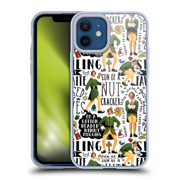 Elf Movie Graphics 2 Buddy Pattern Soft Gel Case for Apple iPhone 12 / iPhone 12 Pro