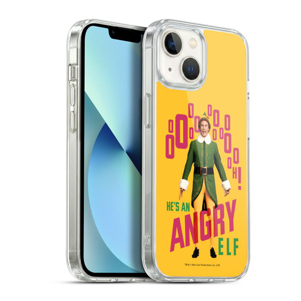 Elf Movie Graphics 2 Angry Elf Soft Gel Case for Apple iPhone 13