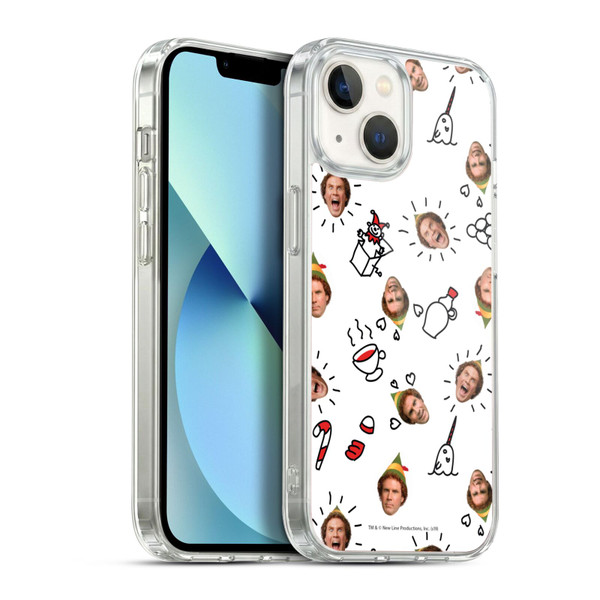 Elf Movie Graphics 2 Buddy Face Pattern Soft Gel Case for Apple iPhone 13