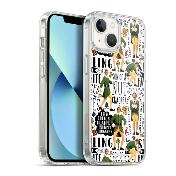 Elf Movie Graphics 2 Buddy Pattern Soft Gel Case for Apple iPhone 13