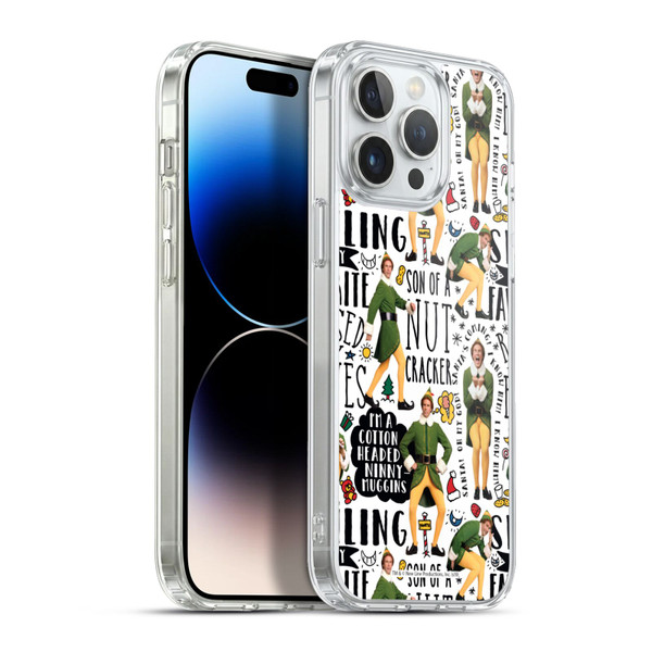 Elf Movie Graphics 2 Buddy Pattern Soft Gel Case for Apple iPhone 13 Pro Max & MagSafe