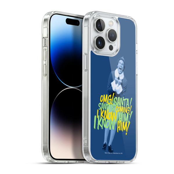 Elf Movie Graphics 2 Santa I Know Him Soft Gel Case for Apple iPhone 13 Pro Max & MagSafe