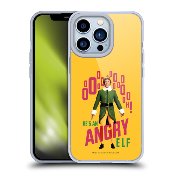 Elf Movie Graphics 2 Angry Elf Soft Gel Case for Apple iPhone 13 Pro