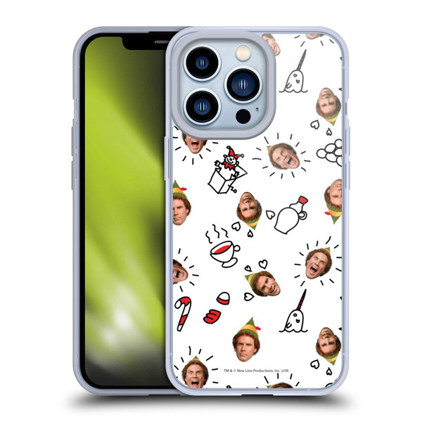 Elf Movie Graphics 2 Buddy Face Pattern Soft Gel Case for Apple iPhone 13 Pro