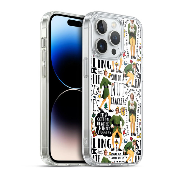 Elf Movie Graphics 2 Buddy Pattern Soft Gel Case for Apple iPhone 13 Pro & MagSafe