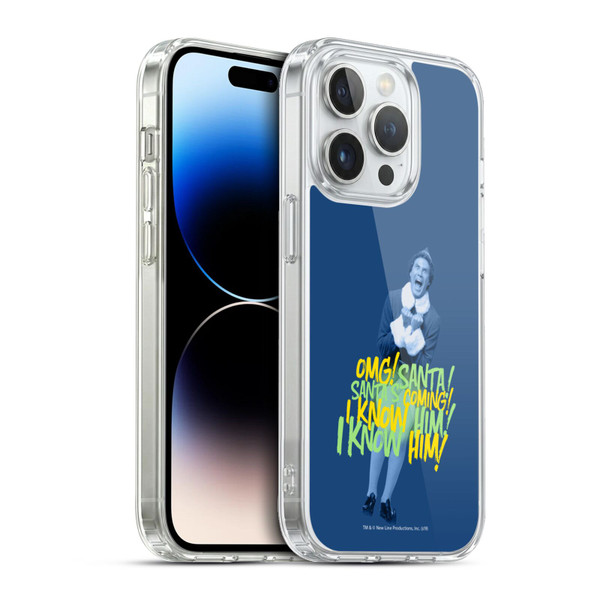Elf Movie Graphics 2 Santa I Know Him Soft Gel Case for Apple iPhone 13 Pro & MagSafe
