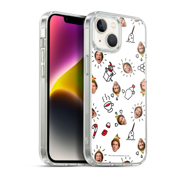 Elf Movie Graphics 2 Buddy Face Pattern Soft Gel Case for Apple iPhone 14