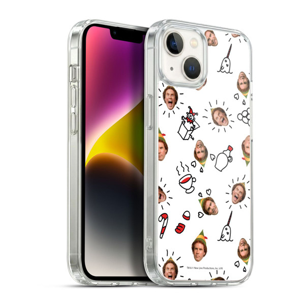 Elf Movie Graphics 2 Buddy Face Pattern Soft Gel Case for Apple iPhone 14 Plus & MagSafe
