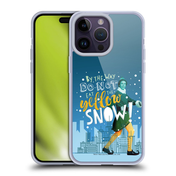 Elf Movie Graphics 2 Yellow Snow Soft Gel Case for Apple iPhone 14 Pro Max