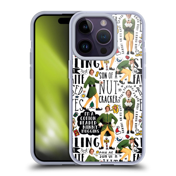 Elf Movie Graphics 2 Buddy Pattern Soft Gel Case for Apple iPhone 14 Pro