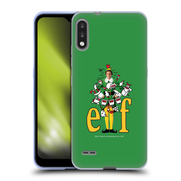 Elf Movie Graphics 2 Doodles Soft Gel Case for LG K22