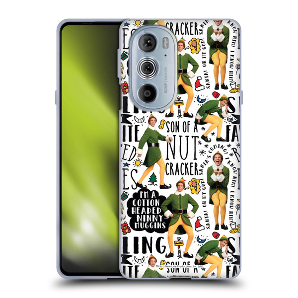 Elf Movie Graphics 2 Buddy Pattern Soft Gel Case for Motorola Edge X30