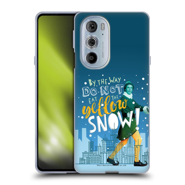Elf Movie Graphics 2 Yellow Snow Soft Gel Case for Motorola Edge X30