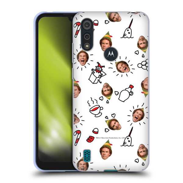 Elf Movie Graphics 2 Buddy Face Pattern Soft Gel Case for Motorola Moto E6s (2020)