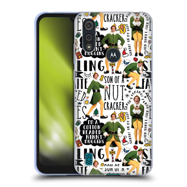 Elf Movie Graphics 2 Buddy Pattern Soft Gel Case for Motorola Moto E6s (2020)