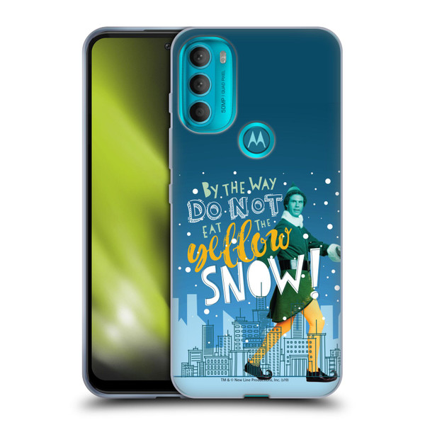 Elf Movie Graphics 2 Yellow Snow Soft Gel Case for Motorola Moto G71 5G