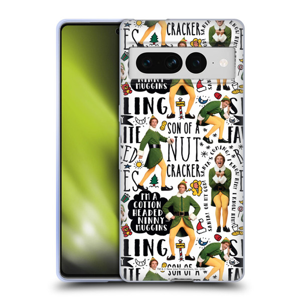 Elf Movie Graphics 2 Buddy Pattern Soft Gel Case for Google Pixel 7 Pro