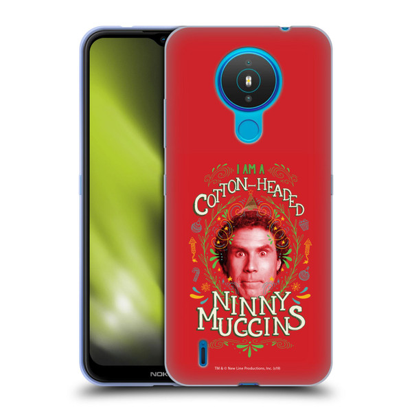 Elf Movie Graphics 2 Ninny Muggins Soft Gel Case for Nokia 1.4