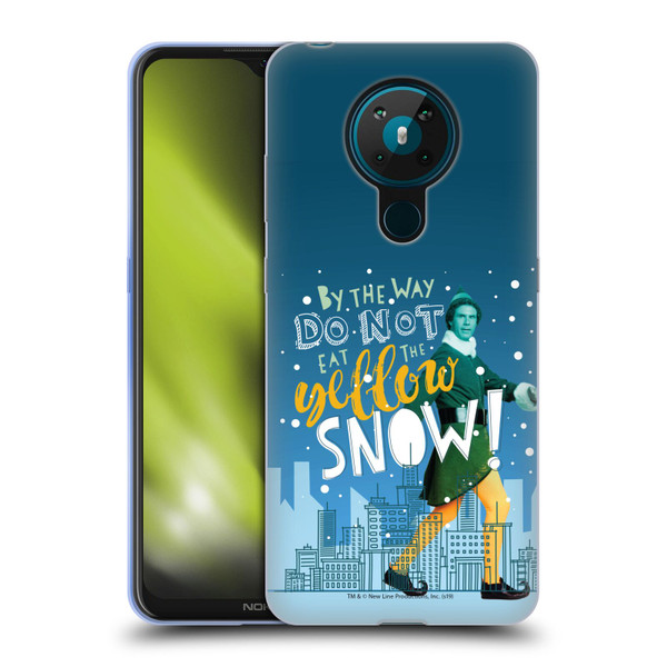 Elf Movie Graphics 2 Yellow Snow Soft Gel Case for Nokia 5.3