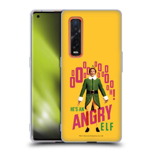 Elf Movie Graphics 2 Angry Elf Soft Gel Case for OPPO Find X2 Pro 5G