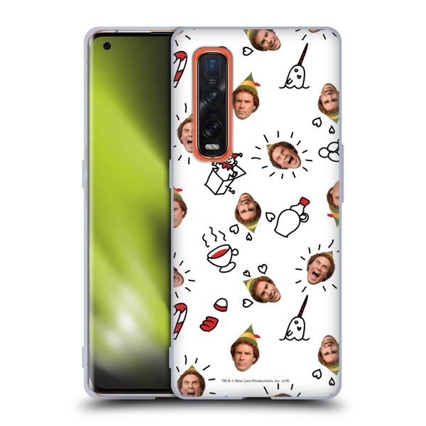 Elf Movie Graphics 2 Buddy Face Pattern Soft Gel Case for OPPO Find X2 Pro 5G