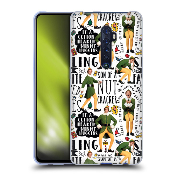 Elf Movie Graphics 2 Buddy Pattern Soft Gel Case for OPPO Reno 2
