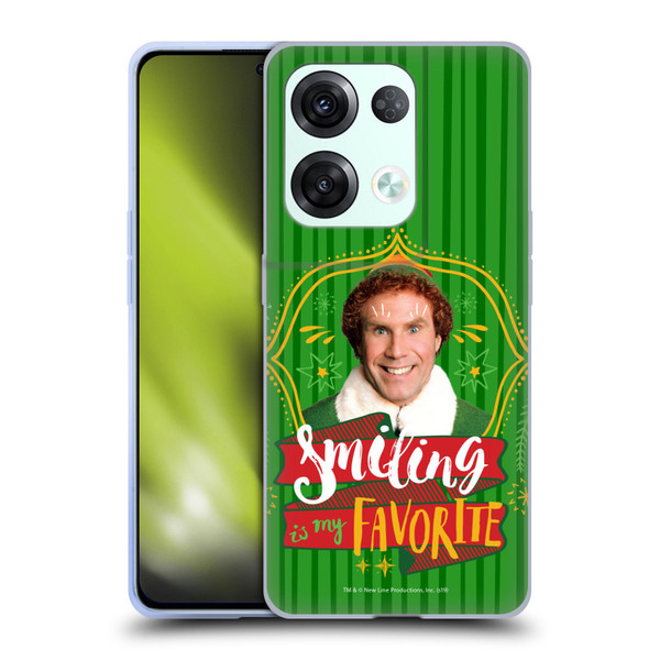 Elf Movie Graphics 2 Smiling Is My favorite Soft Gel Case for OPPO Reno8 Pro