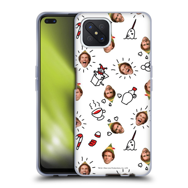 Elf Movie Graphics 2 Buddy Face Pattern Soft Gel Case for OPPO Reno4 Z 5G