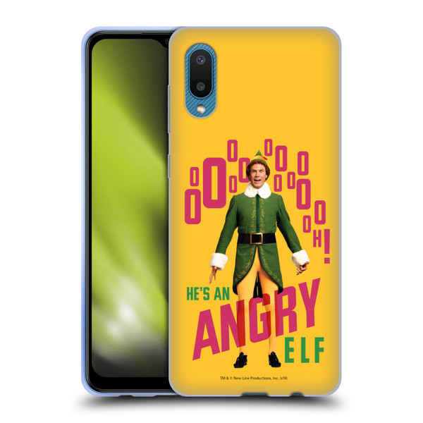 Elf Movie Graphics 2 Angry Elf Soft Gel Case for Samsung Galaxy A02/M02 (2021)
