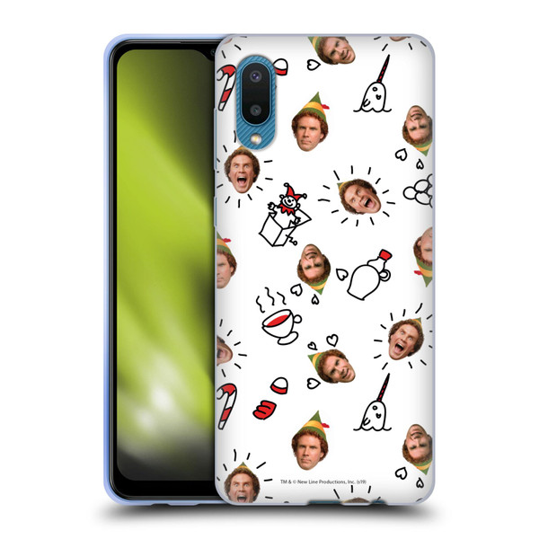 Elf Movie Graphics 2 Buddy Face Pattern Soft Gel Case for Samsung Galaxy A02/M02 (2021)