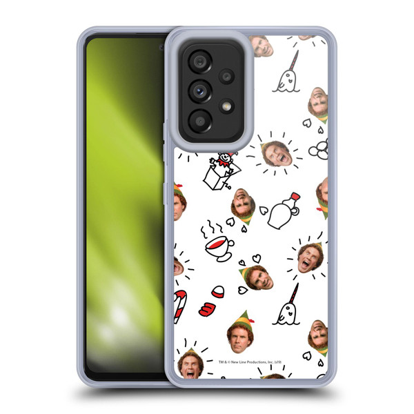 Elf Movie Graphics 2 Buddy Face Pattern Soft Gel Case for Samsung Galaxy A53 5G (2022)