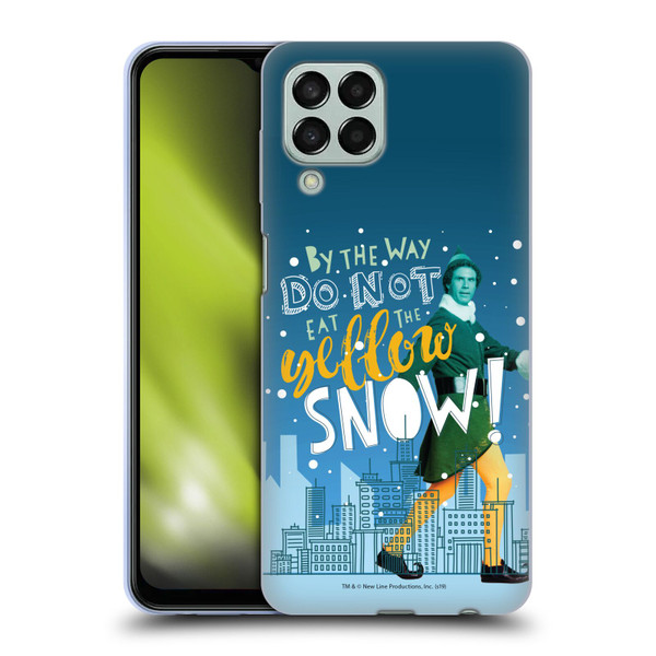 Elf Movie Graphics 2 Yellow Snow Soft Gel Case for Samsung Galaxy M33 (2022)