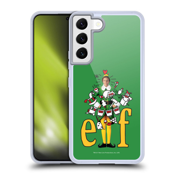 Elf Movie Graphics 2 Doodles Soft Gel Case for Samsung Galaxy S22 5G