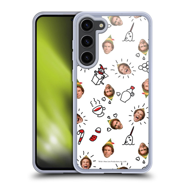 Elf Movie Graphics 2 Buddy Face Pattern Soft Gel Case for Samsung Galaxy S23+ 5G