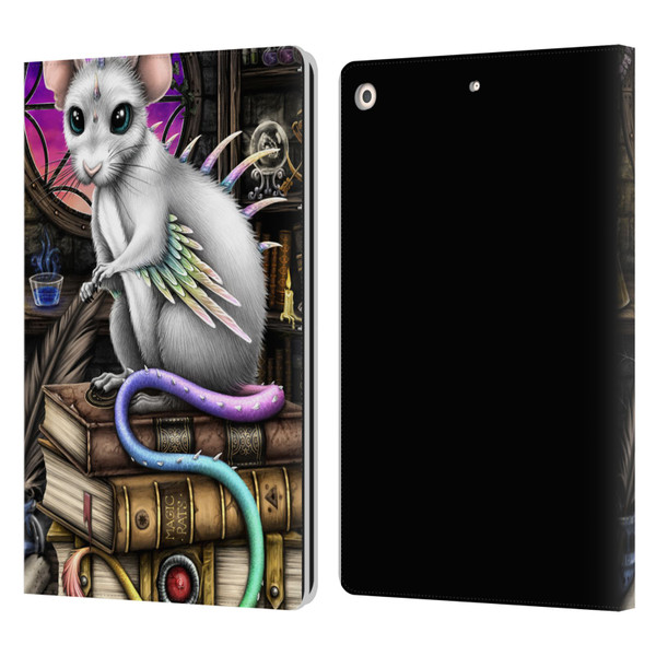 Sarah Richter Animals Alchemy Magic Rat Leather Book Wallet Case Cover For Apple iPad 10.2 2019/2020/2021