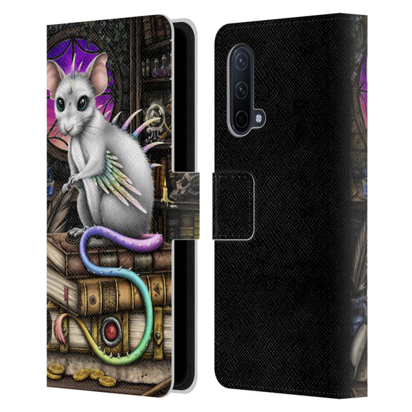 Sarah Richter Animals Alchemy Magic Rat Leather Book Wallet Case Cover For OnePlus Nord CE 5G