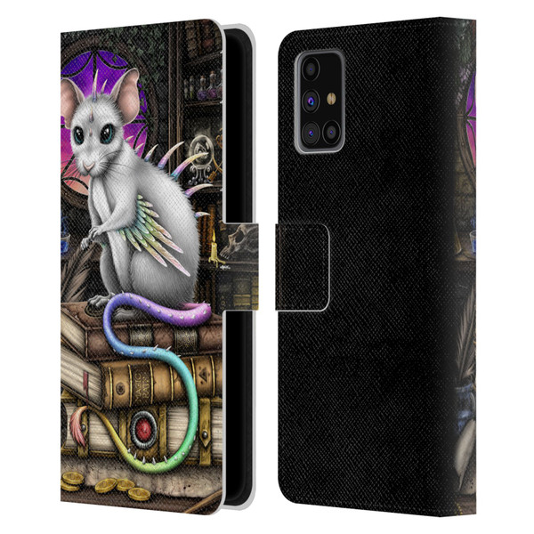 Sarah Richter Animals Alchemy Magic Rat Leather Book Wallet Case Cover For Samsung Galaxy M31s (2020)