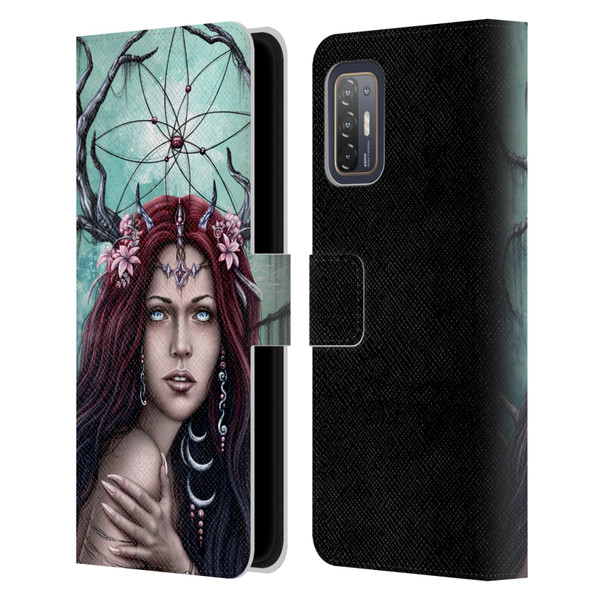 Sarah Richter Fantasy Fairy Girl Leather Book Wallet Case Cover For HTC Desire 21 Pro 5G