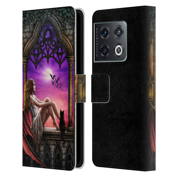 Sarah Richter Fantasy Demon Vampire Girl Leather Book Wallet Case Cover For OnePlus 10 Pro