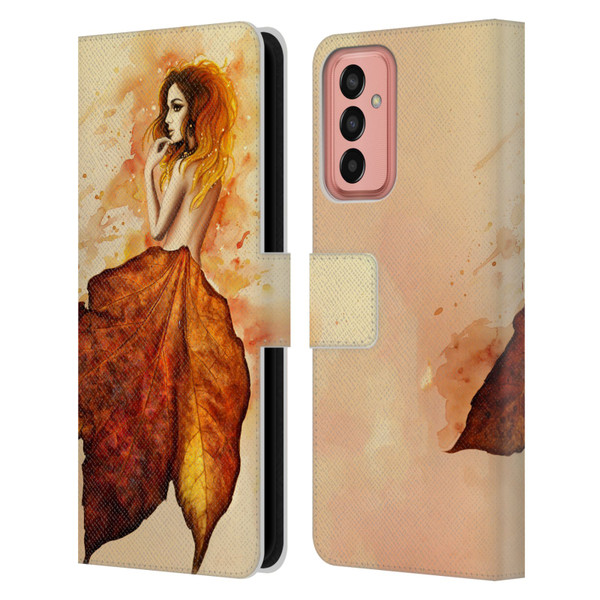 Sarah Richter Fantasy Autumn Girl Leather Book Wallet Case Cover For Samsung Galaxy M13 (2022)
